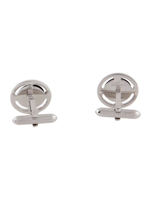 Burberry's Two-Tone Stamp Cufflinks