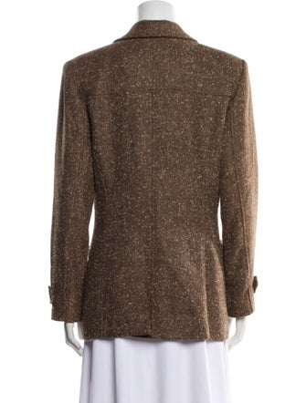 Burberry's Wool Tweed Pattern Blazer