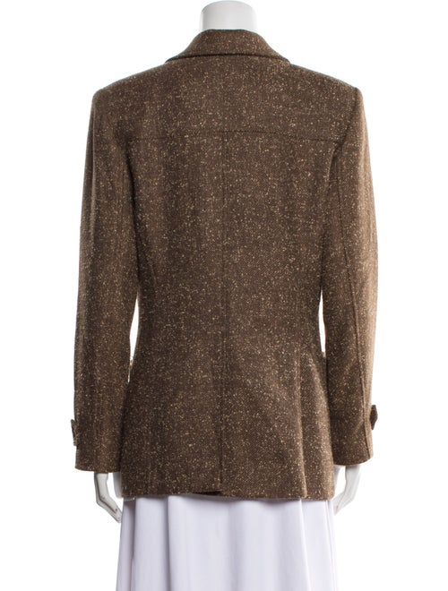 Burberry's Wool Tweed Pattern Blazer