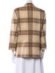Burberry's Cashmere Plaid Print Blazer