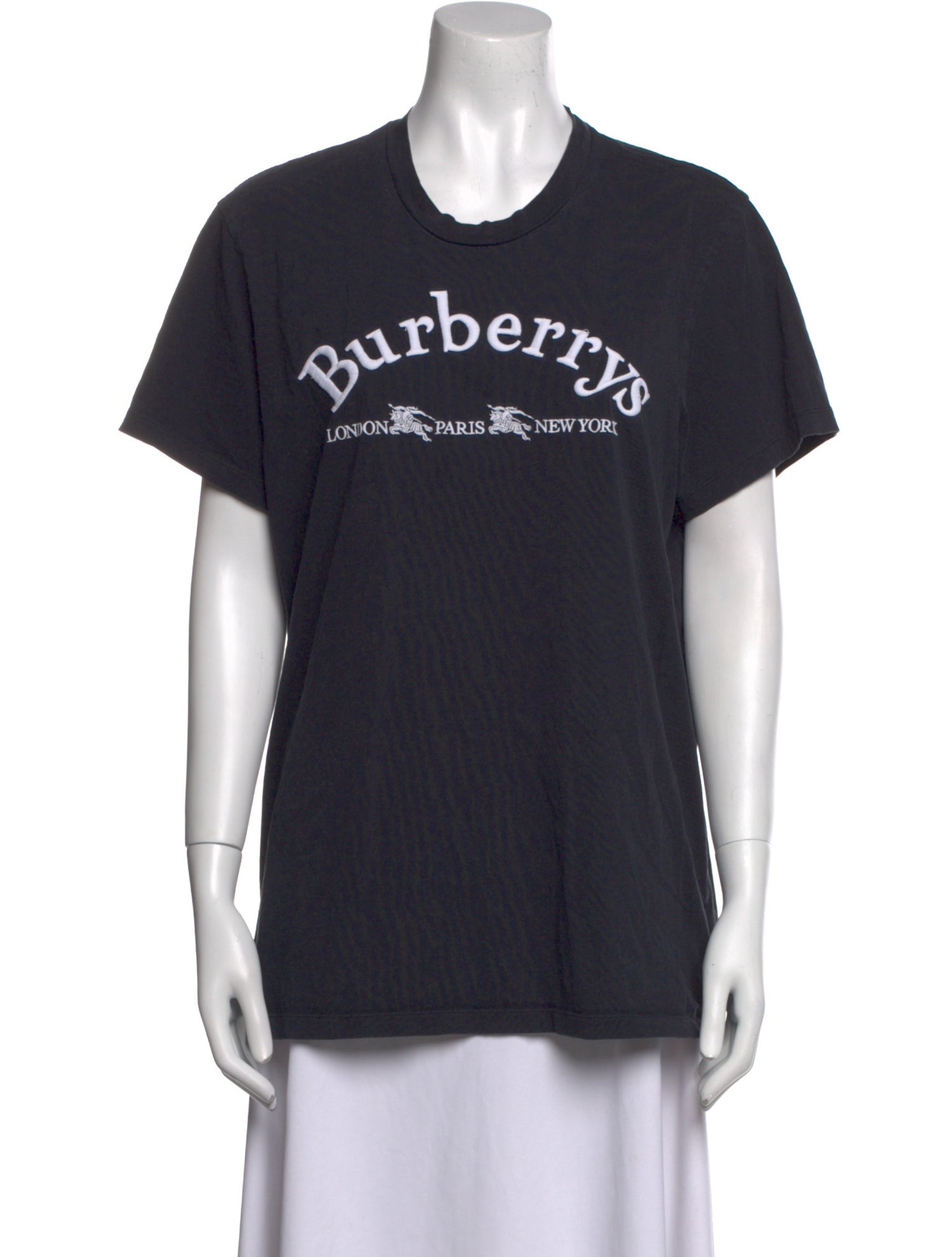 Burberry's Graphic Print Crew Neck T-Shirt