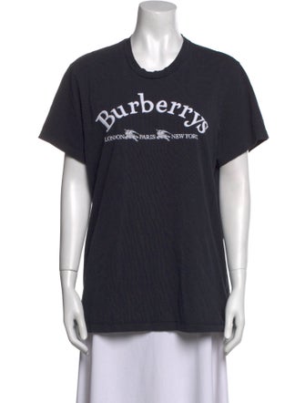 Burberry's Graphic Print Crew Neck T-Shirt