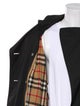Burberry's House Check Pattern Wool Trench Coat