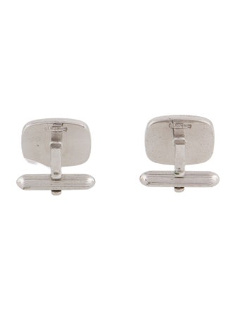 Burberry's Two-Tone Stamp Cufflinks