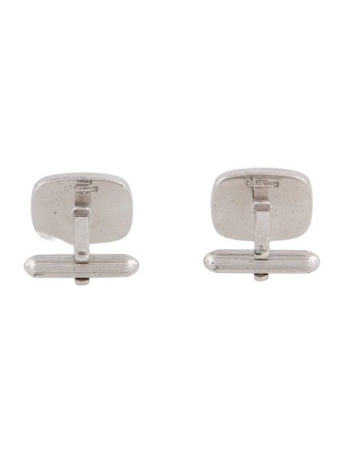Burberry's Two-Tone Stamp Cufflinks