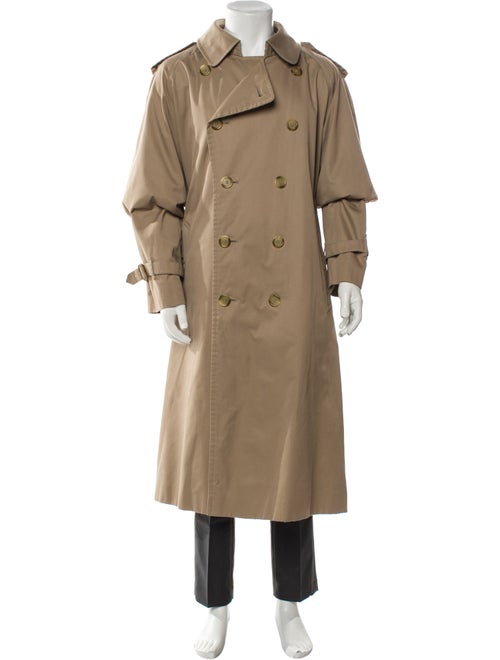 Burberry's House Check Pattern Trench Coat