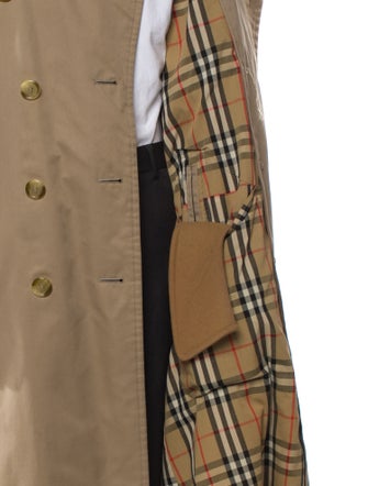 Burberry's House Check Pattern Trench Coat