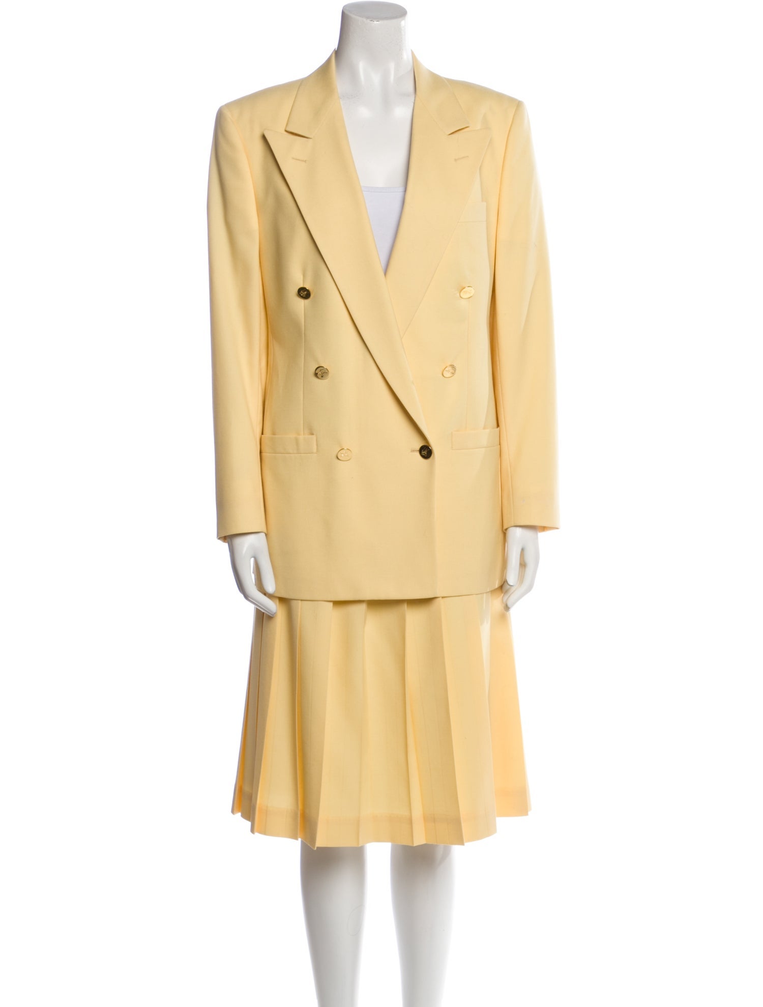 Burberry's Wool Skirt Suit