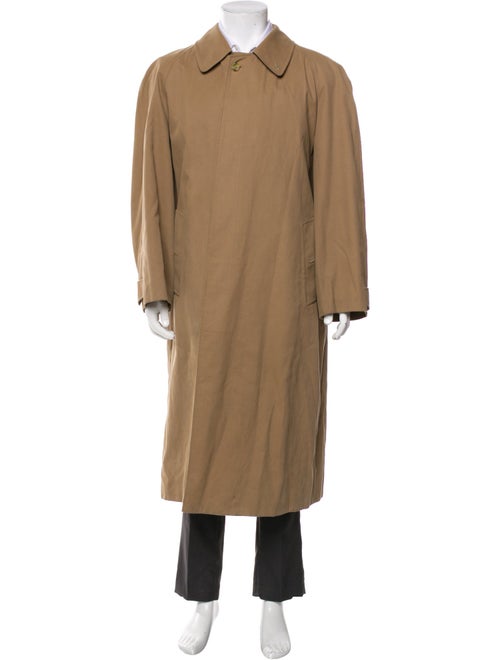 Burberry's House Check Pattern Wool Overcoat