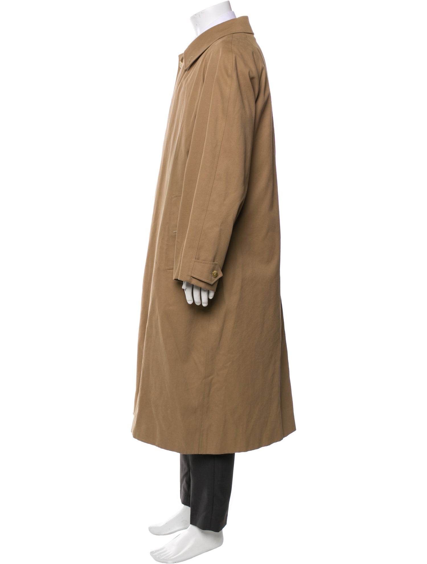 Burberry's House Check Pattern Wool Overcoat