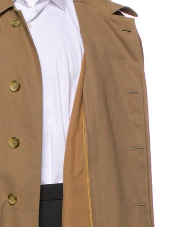 Burberry's House Check Pattern Wool Overcoat