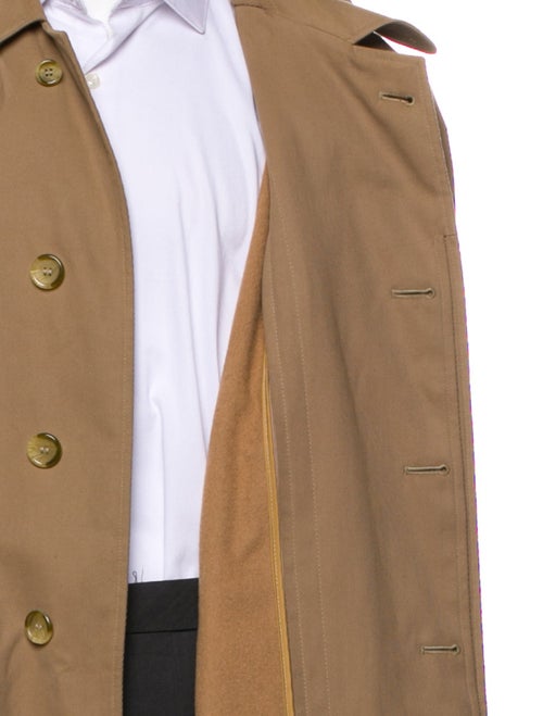 Burberry's House Check Pattern Wool Overcoat