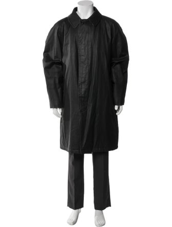 Burberry's House Check Pattern Trench Coat