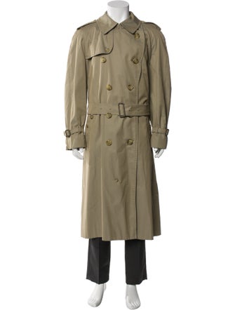 Burberry's House Check Pattern Trench Coat