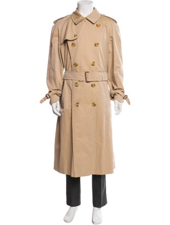 Burberry's House Check Pattern Trench Coat