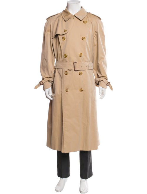 Burberry's House Check Pattern Trench Coat