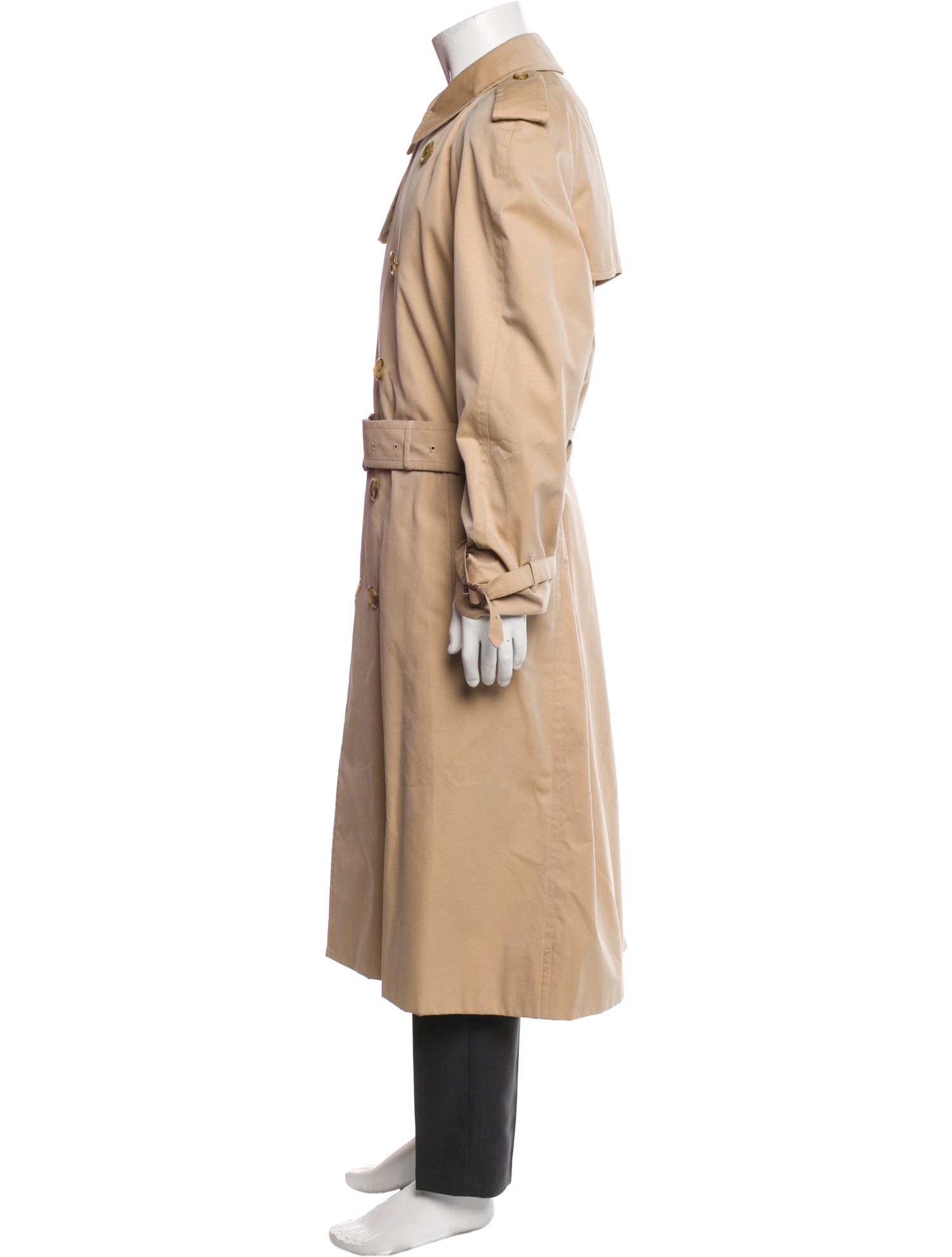 Burberry's House Check Pattern Trench Coat