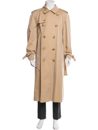 Burberry's House Check Pattern Trench Coat