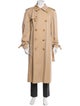 Burberry's House Check Pattern Trench Coat