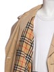 Burberry's House Check Pattern Trench Coat