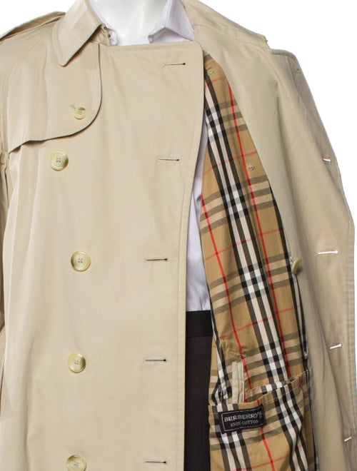 Burberry's Nova Check Pattern Trench Coat