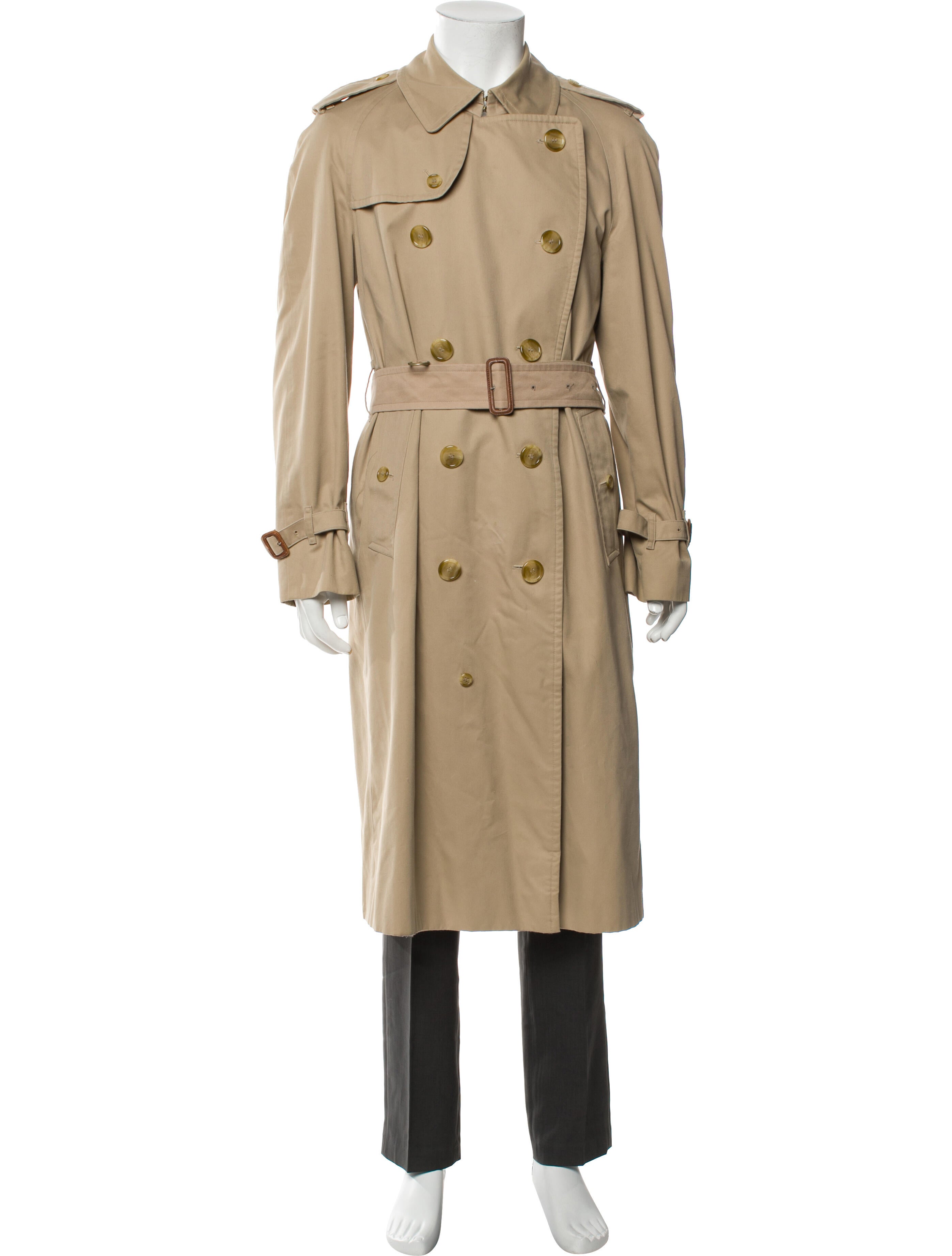 Burberry's Nova Check Pattern Trench Coat