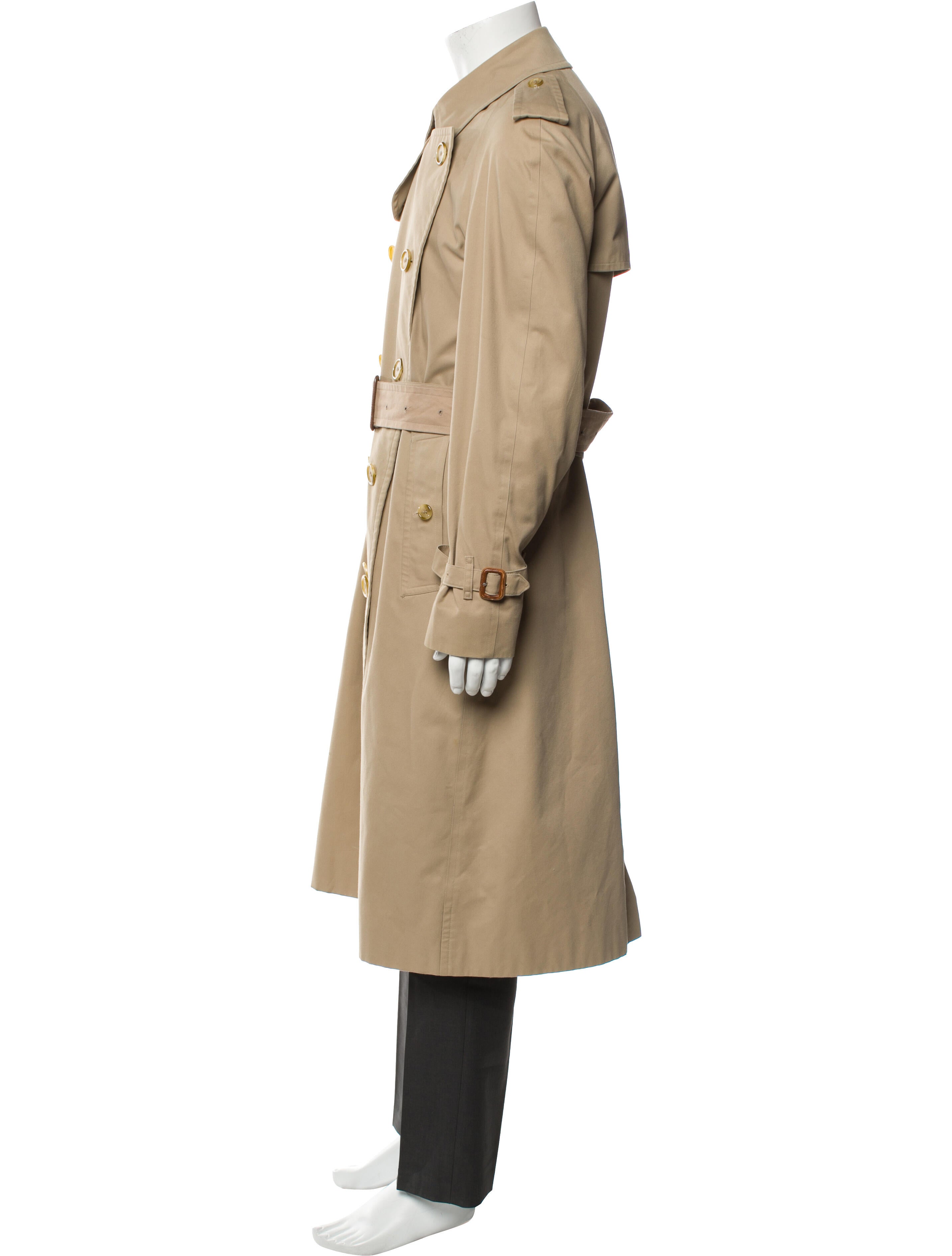 Burberry's Nova Check Pattern Trench Coat