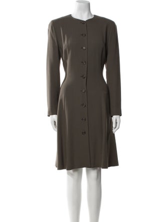 Burberry's Wool Knee-Length Dress