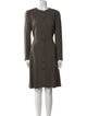 Burberry's Wool Knee-Length Dress