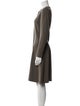 Burberry's Wool Knee-Length Dress