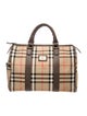 Burberry's Haymarket Check Top Handle Bag