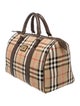 Burberry's Haymarket Check Top Handle Bag