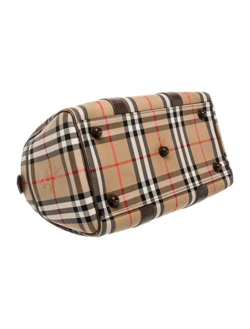 Burberry's Haymarket Check Top Handle Bag
