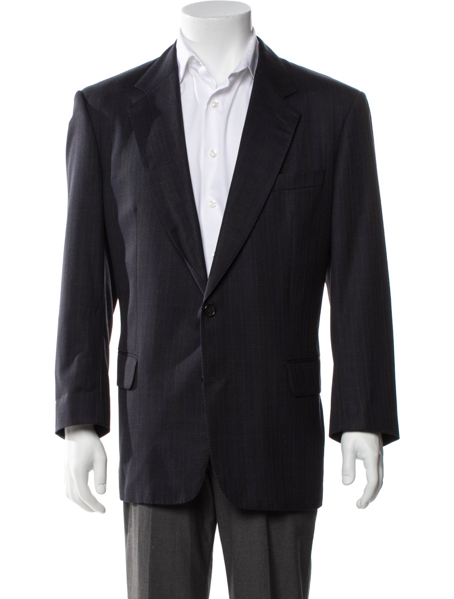 Burberry's Blue Patterned Black