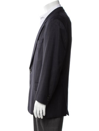 Burberry's Blue Patterned Black