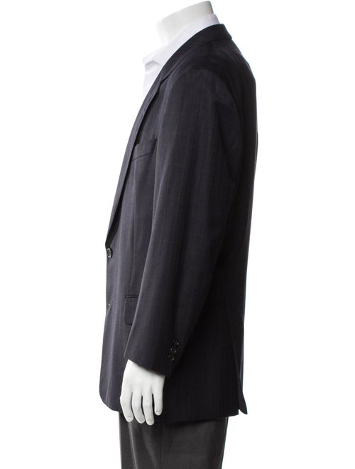 Burberry's Blue Patterned Black