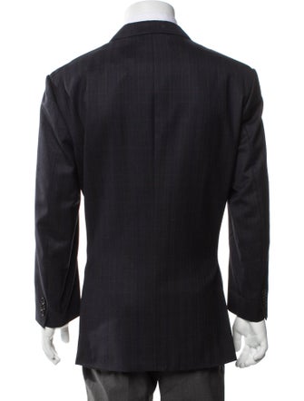 Burberry's Blue Patterned Black