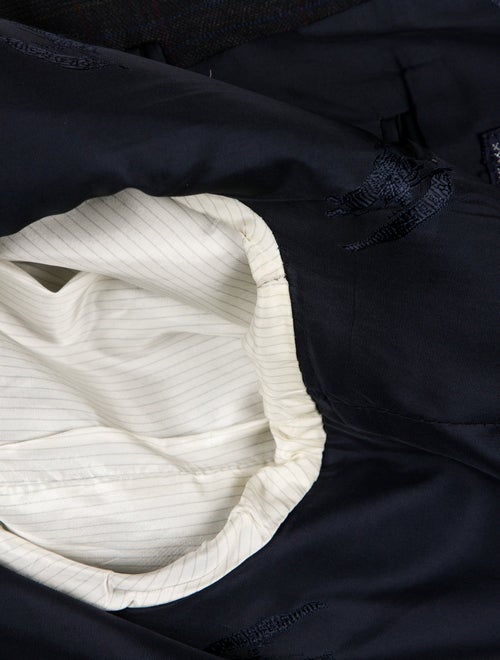 Burberry's Blue Patterned Black