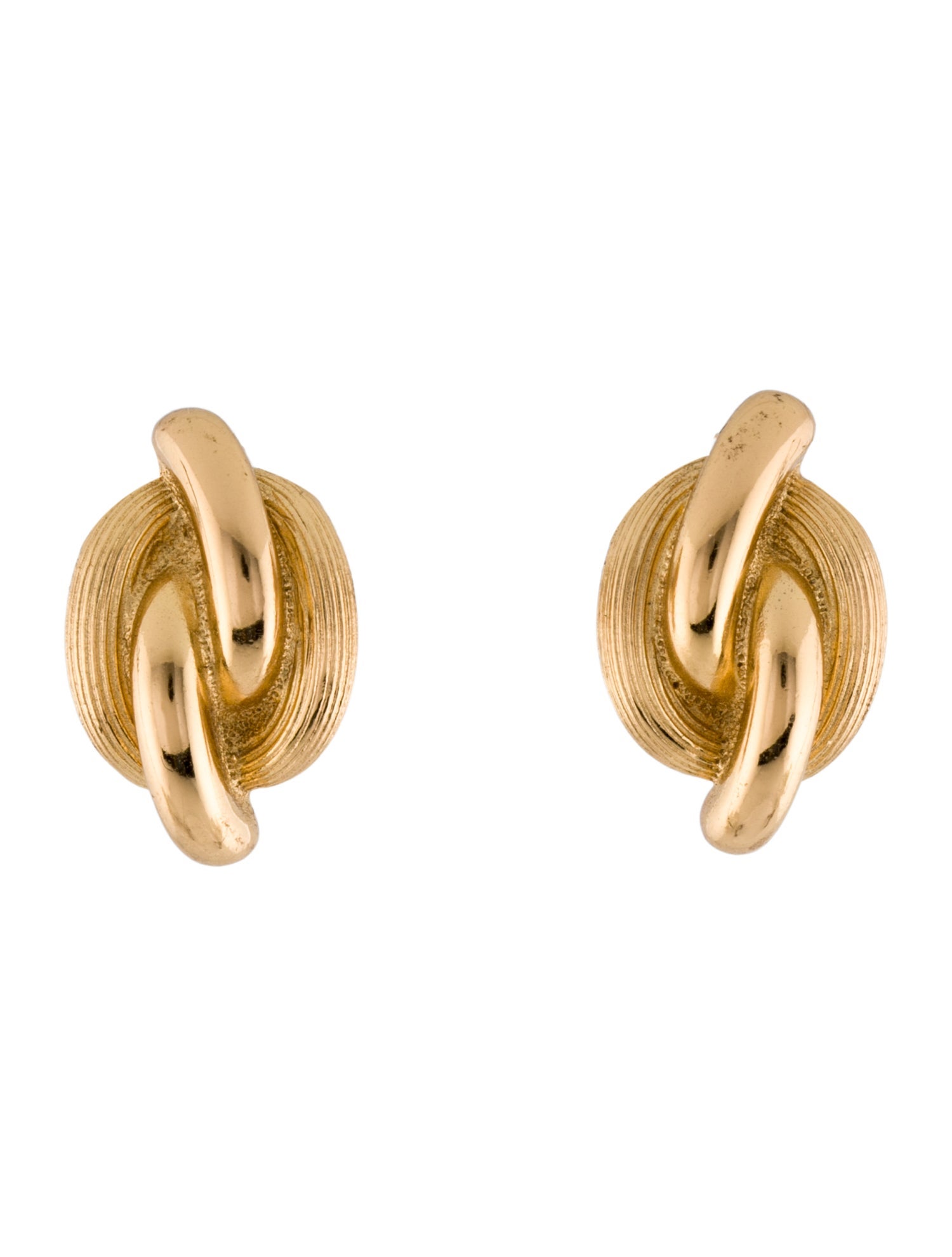 Burberry's Vintage Textured Stud Earrings