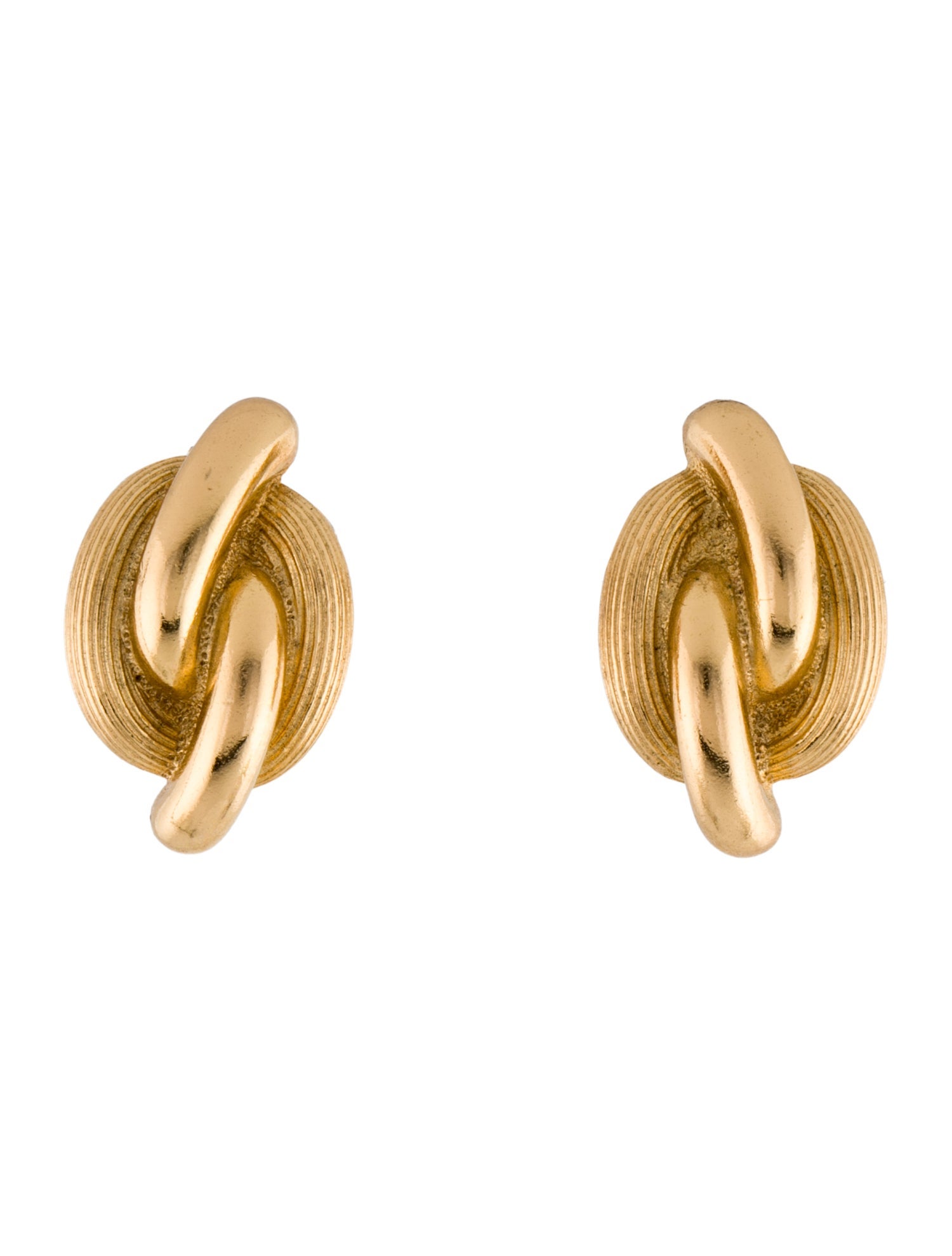 Burberry's Vintage Textured Stud Earrings