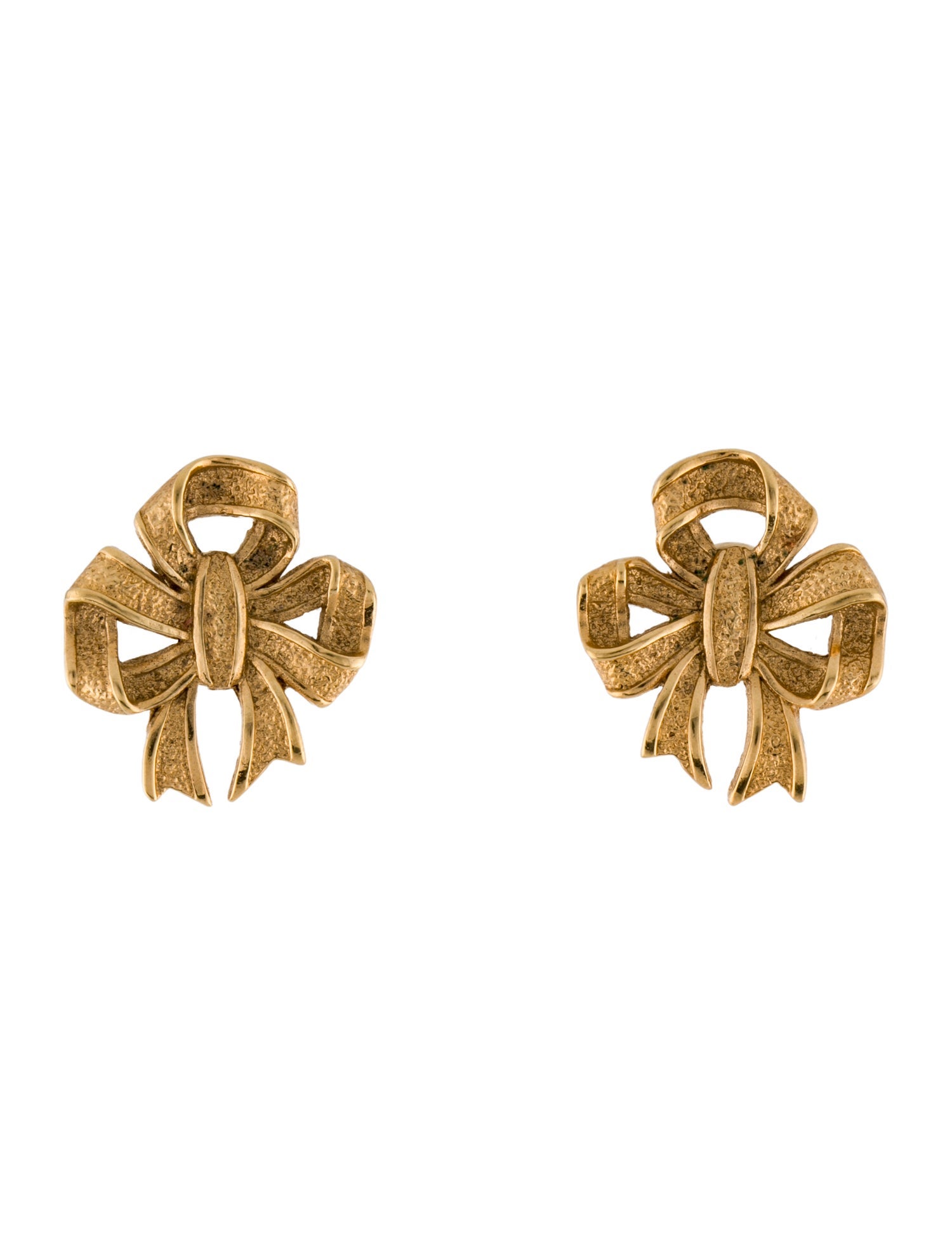 Burberry's Vintage Logo Bow Stud Earrings