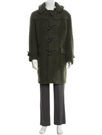 Burberry's House Check Pattern Wool Parka