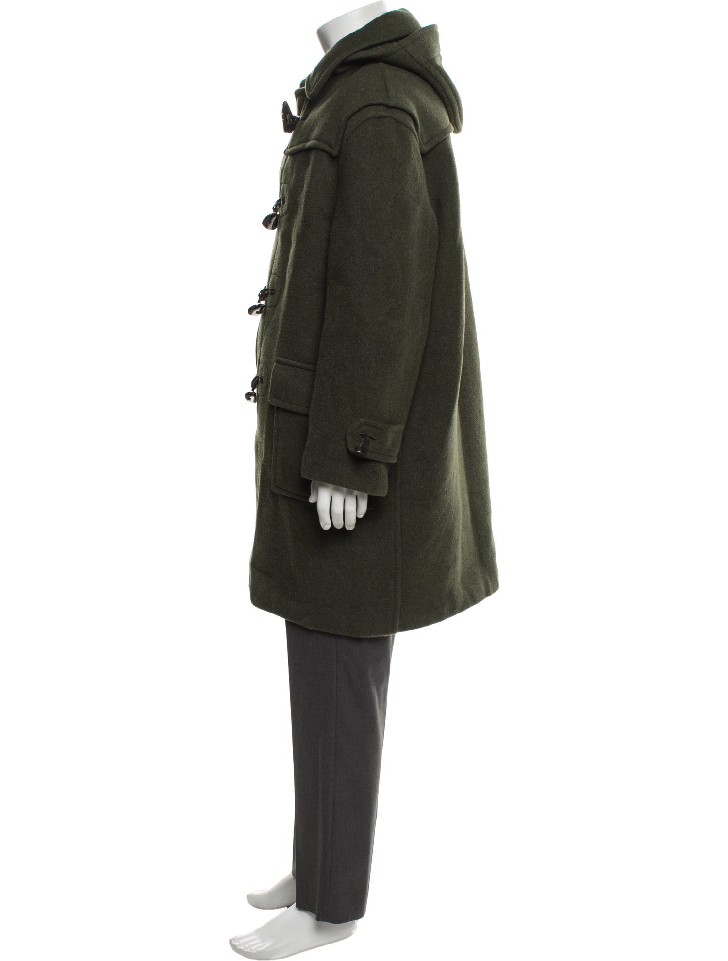 Burberry's House Check Pattern Wool Parka