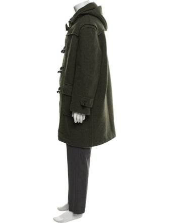 Burberry's House Check Pattern Wool Parka