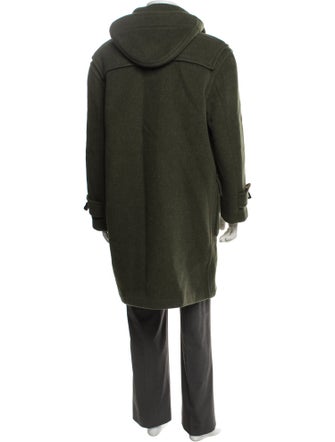 Burberry's House Check Pattern Wool Parka