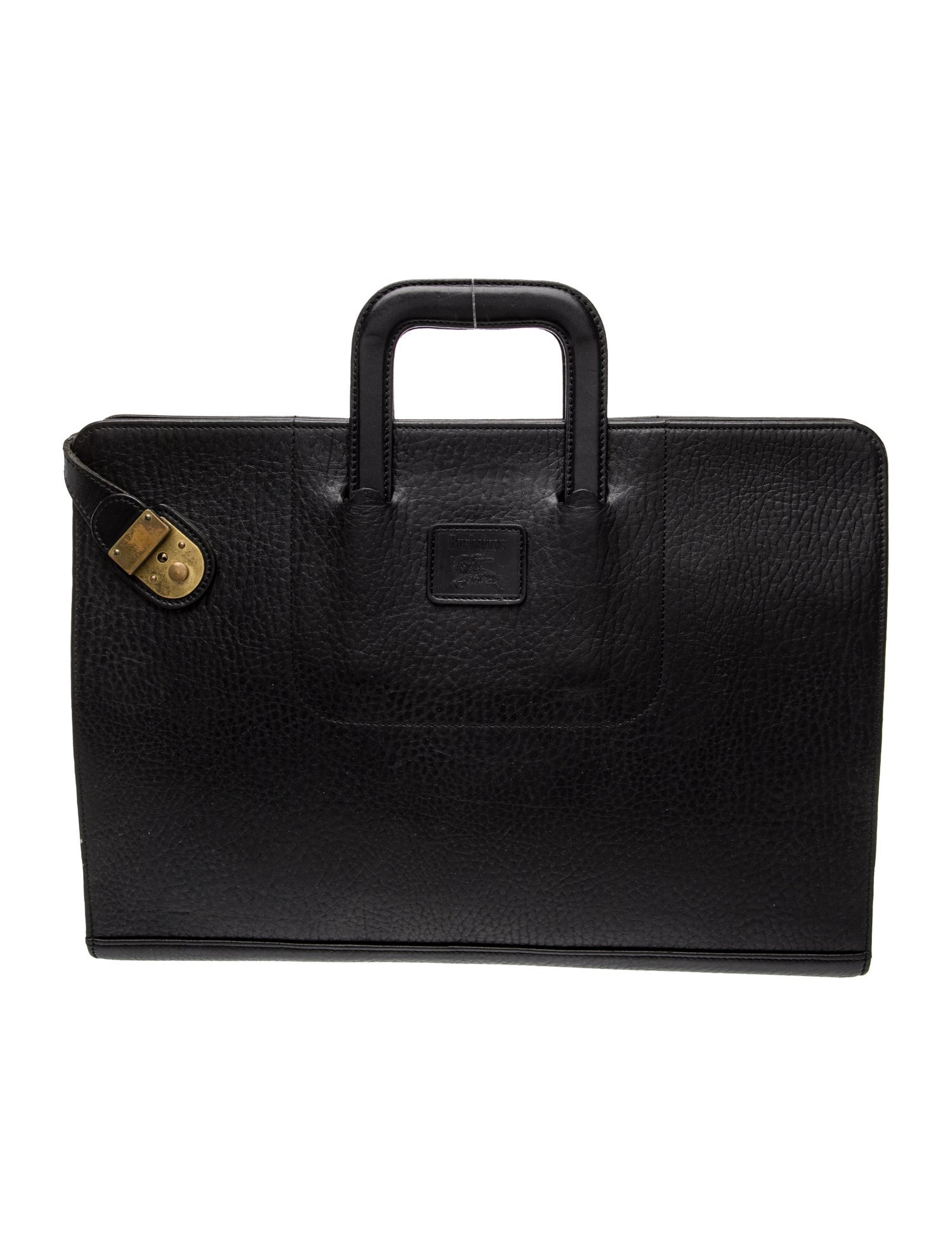 Burberry's Leather Top Handle Bag Vintage