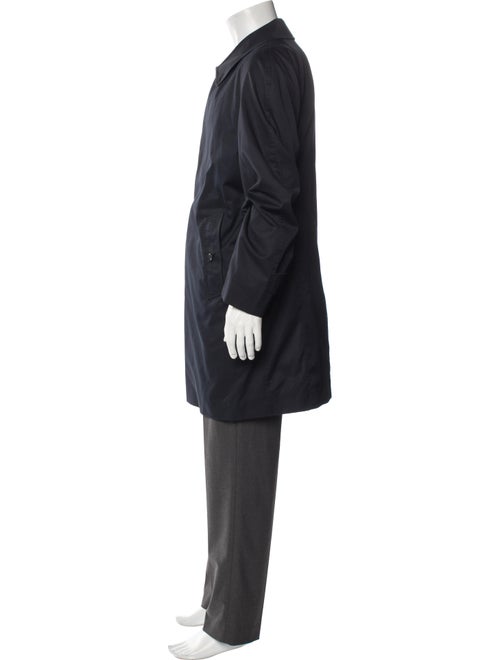 Burberry's Smoked Check Pattern Overcoat