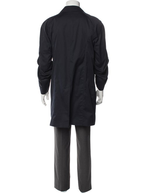 Burberry's Smoked Check Pattern Overcoat