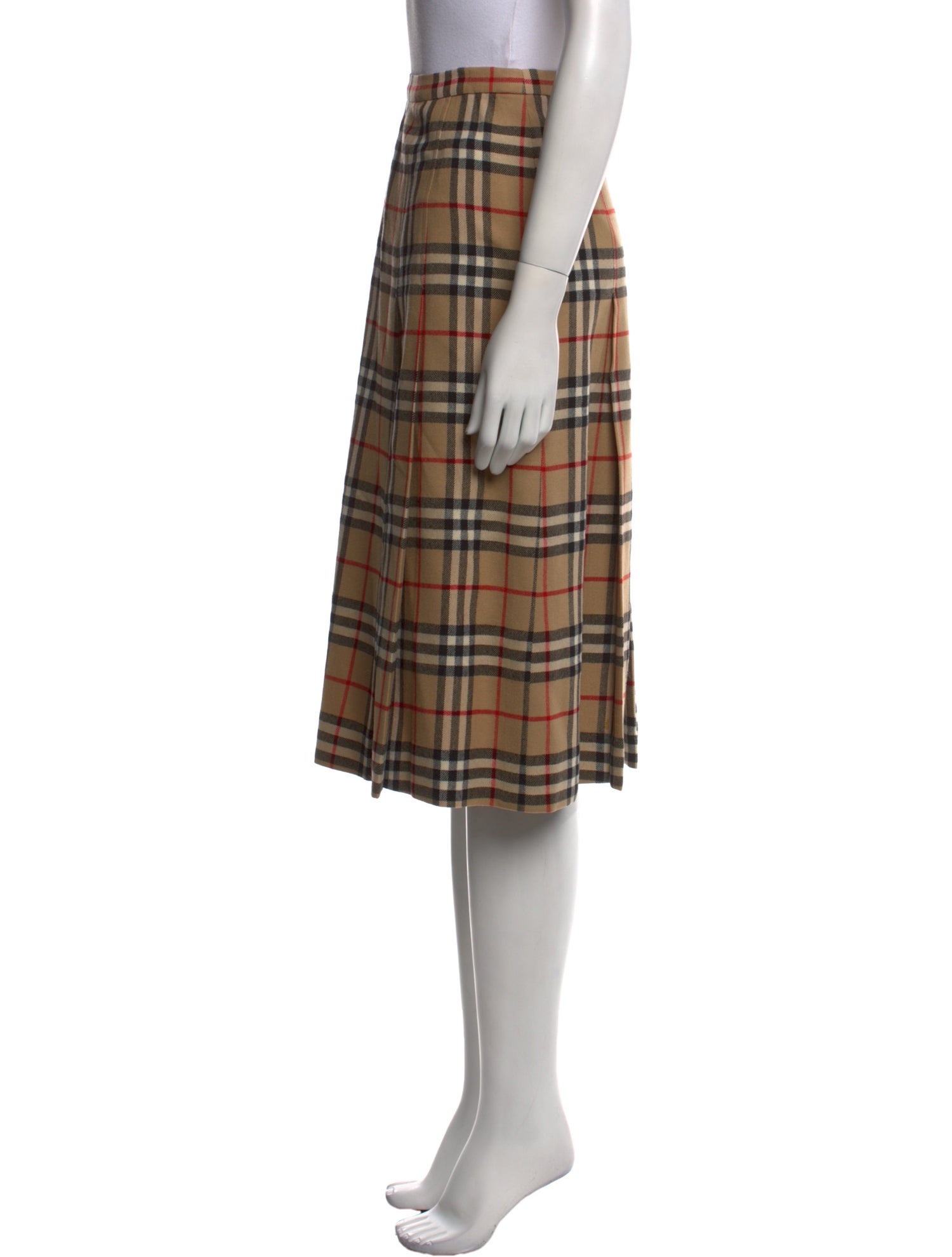 Burberry's Vintage Knee-Length Skirt
