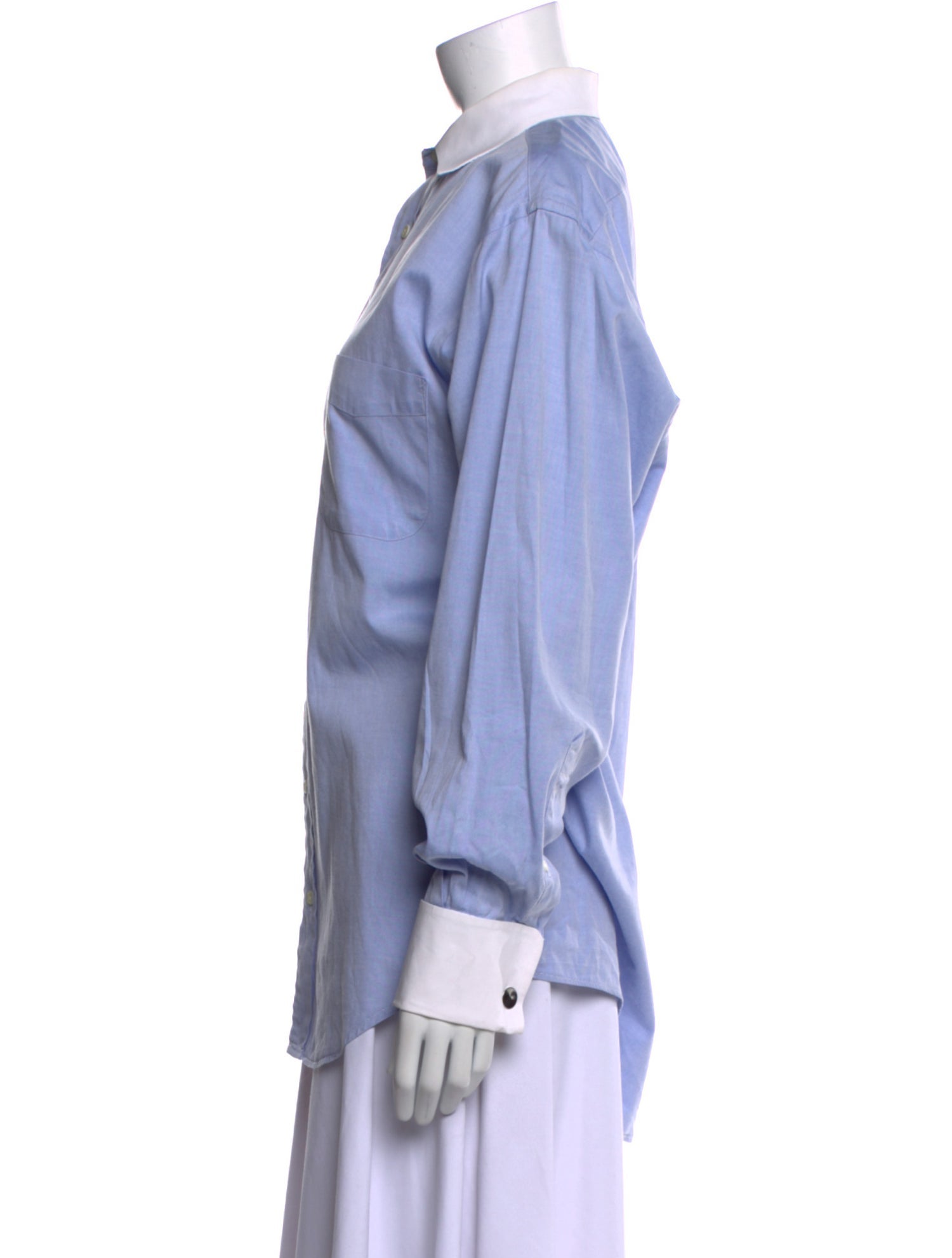 Burberry's Long Sleeve Button-Up Top